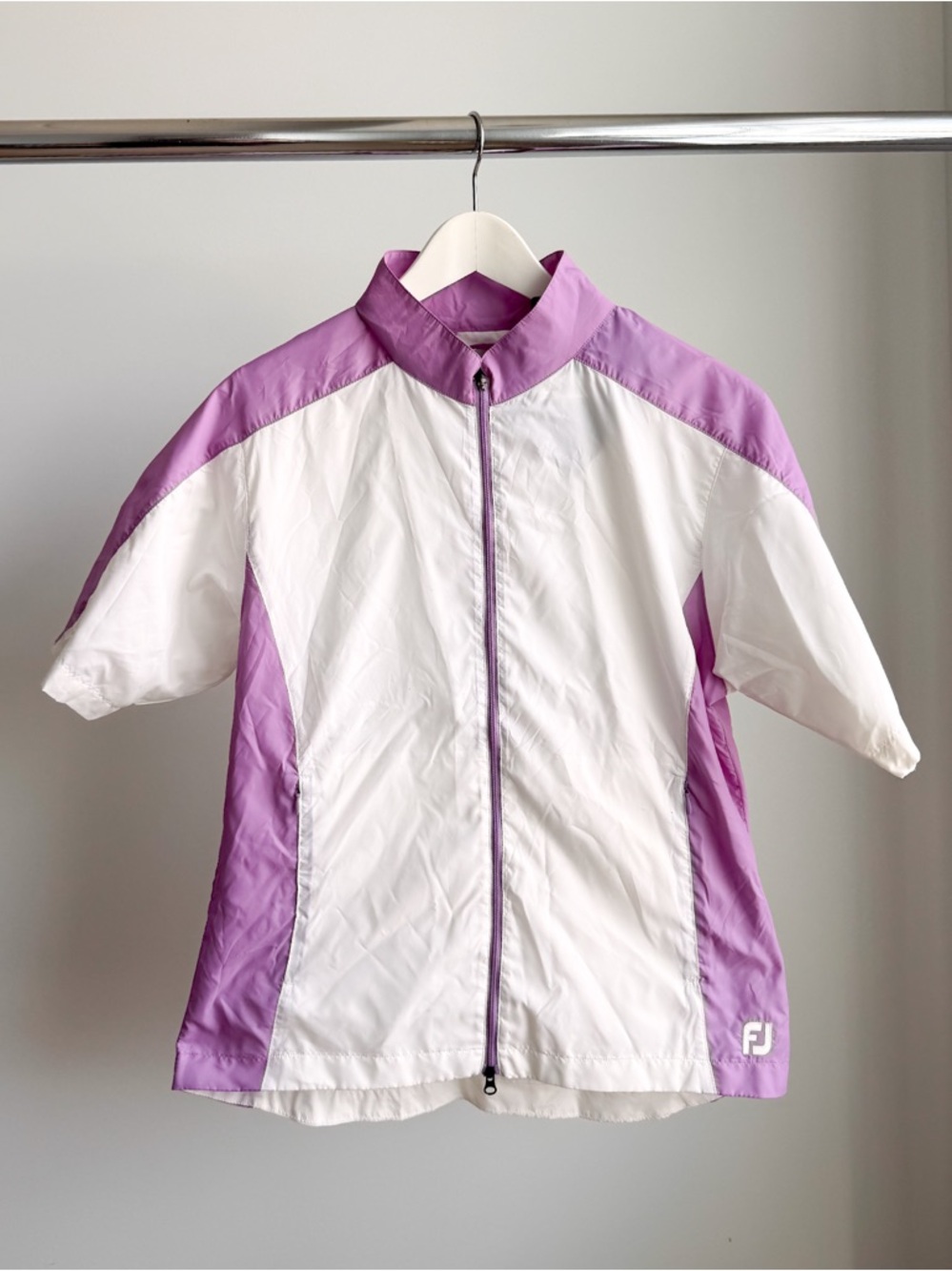 NWT FootJoy Women’s SS Full-Zip Golf Windbreaker Medium READ